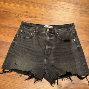 DAZE Black Distressed Denim Women’s Shorts 27